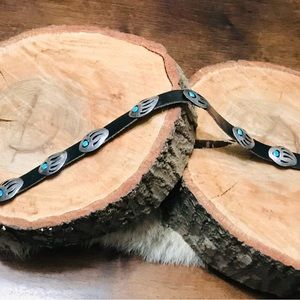 Vintage Bear Paw Concho Belt! Make an offer now before she’s gone!